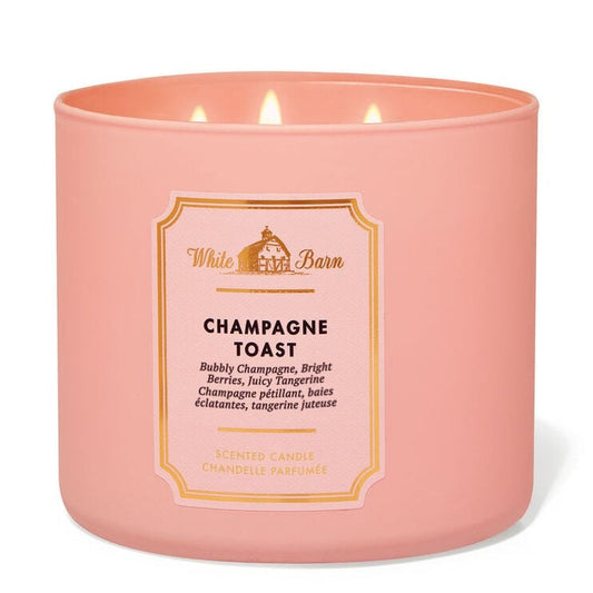 3-Wick Bath and Body Works Candles | Champagne Toast