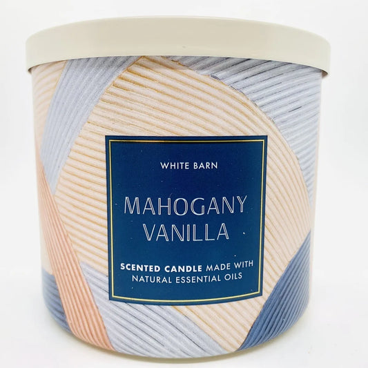 3-Wick Bath and Body Works Candles | Mahogany Vanilla