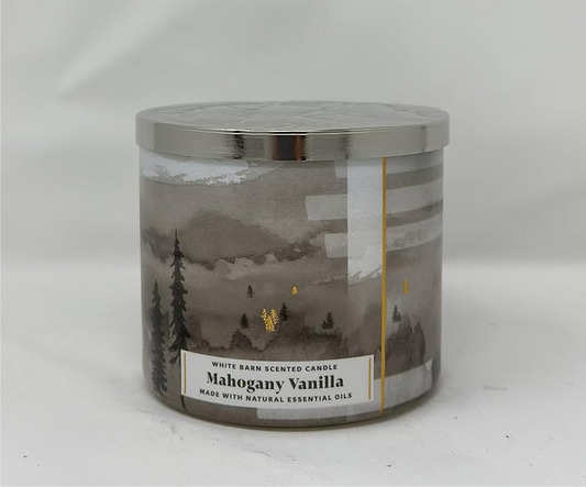 3-Wick Bath and Body Works Candles | Mahogany Vanilla