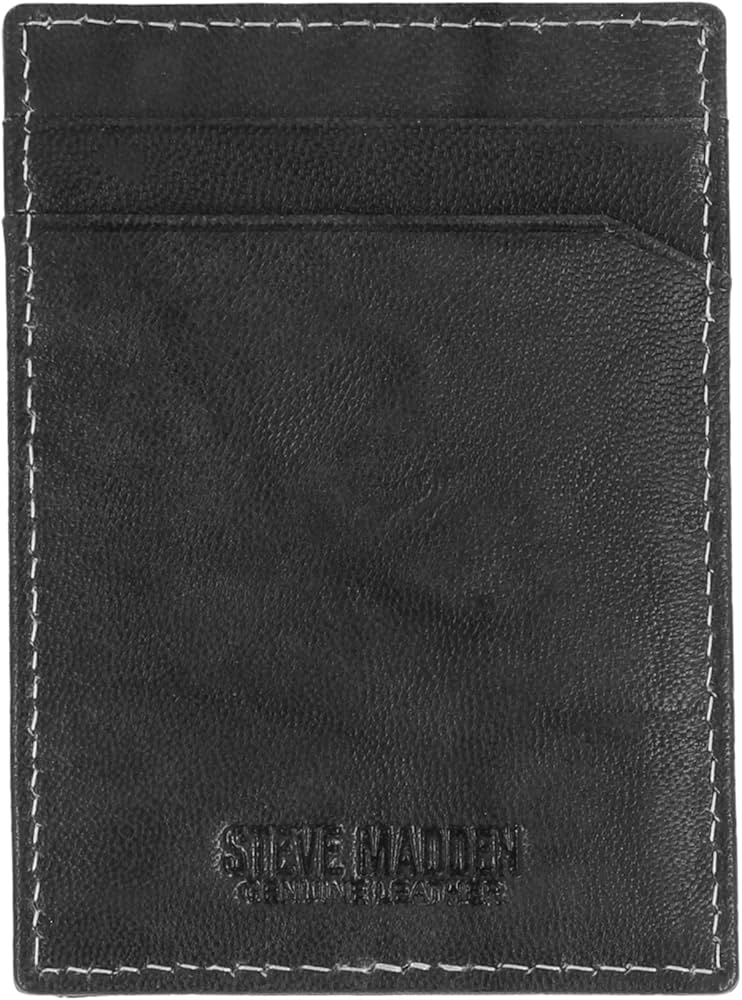 Steve Madden Black Leather Wallet