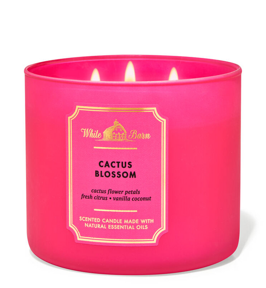 3-Wick Bath and Body Works Candles | Cactus Blossom