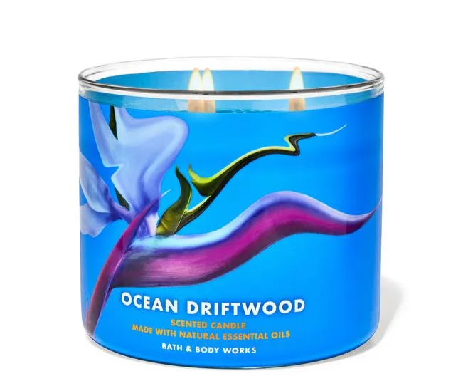 3-Wick Bath and Body Works Candles | Ocean Driftwood