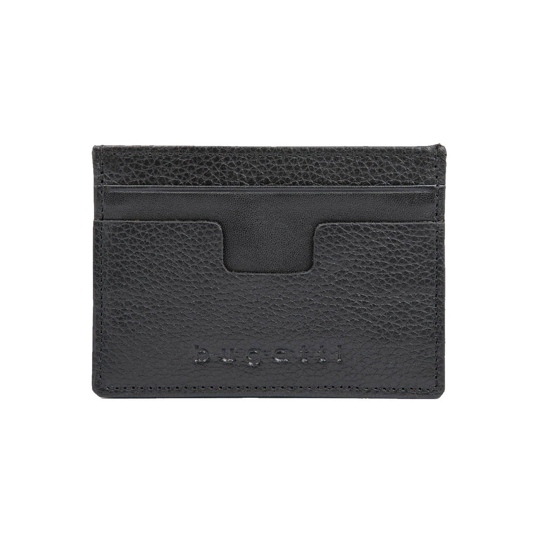 Bugatti Black Wallet with Card Holder