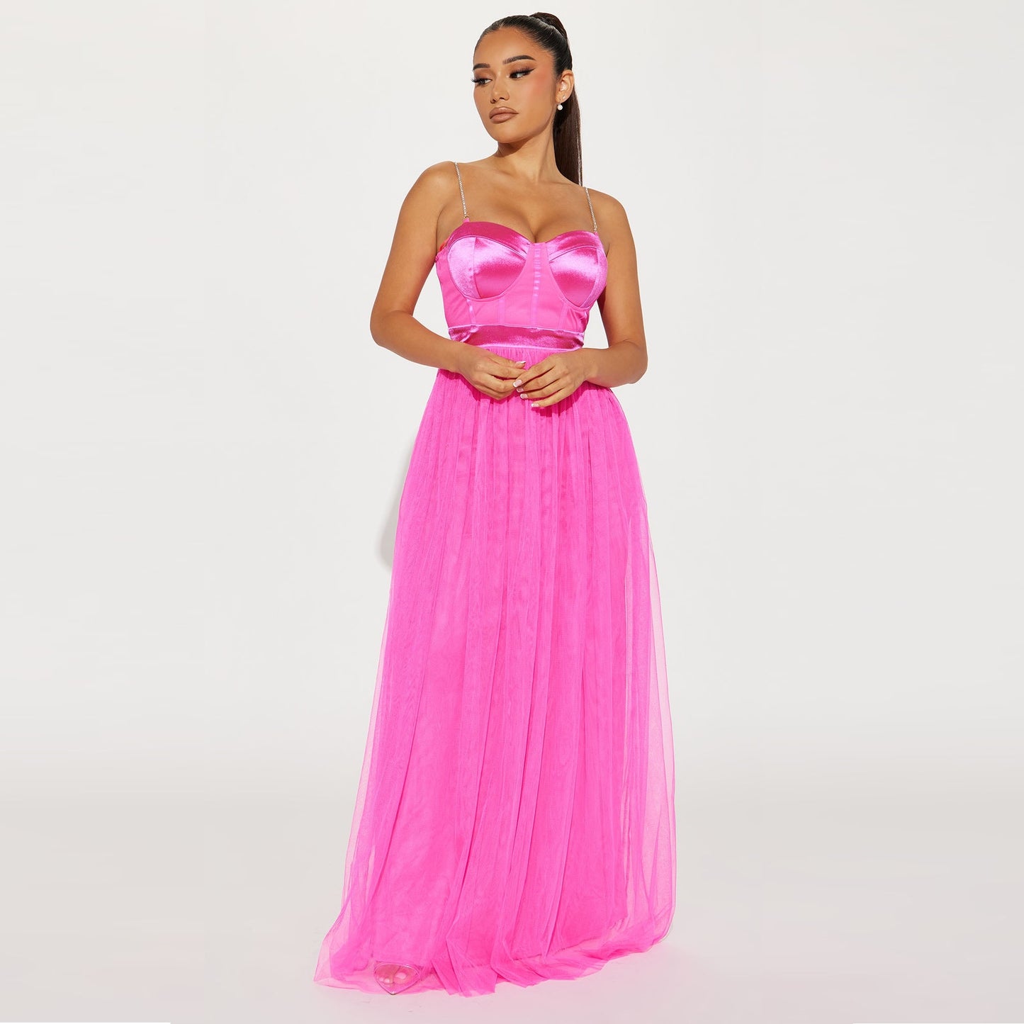 Ellie Tulle Gown | Pink