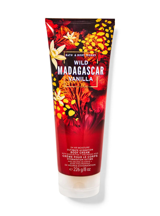 Wild MADAGASCAR vanilla Bath and Body Works Body Cream 226g/8oz