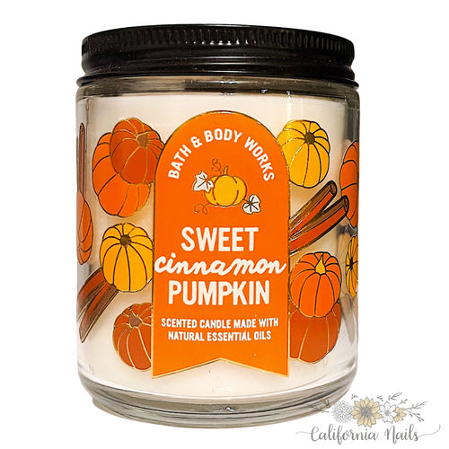 Single Wick Bath and Body Works Candles |Sweet Cinnamon Pumpkin Bath Body Works