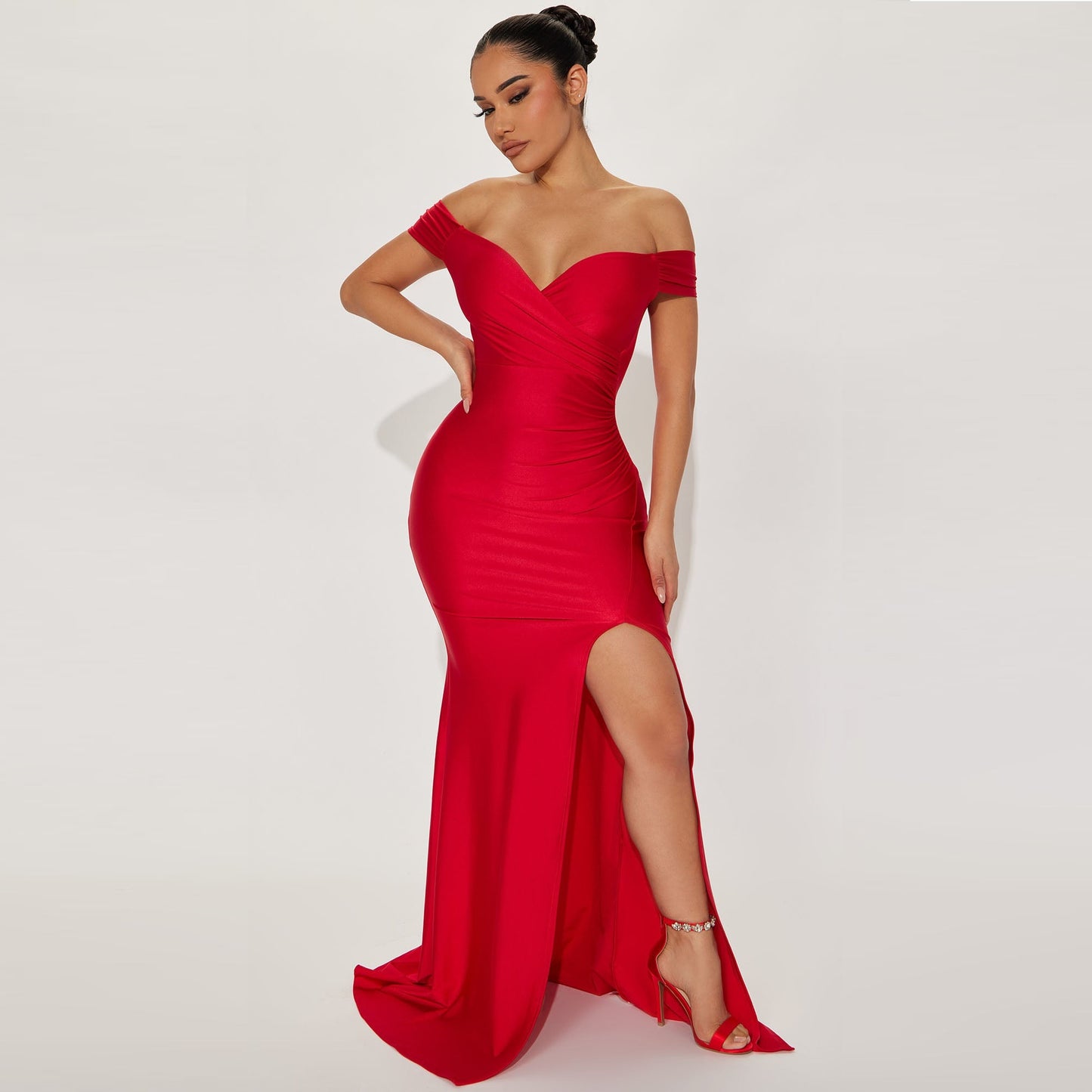 Romantic Nights Maxi Dress | Red